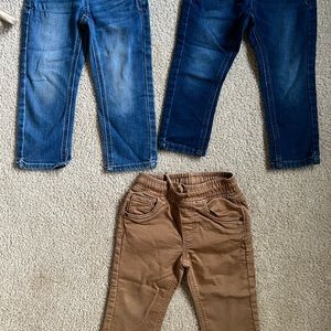 Bundle of cat and Jack toddler boys pants- 3t
